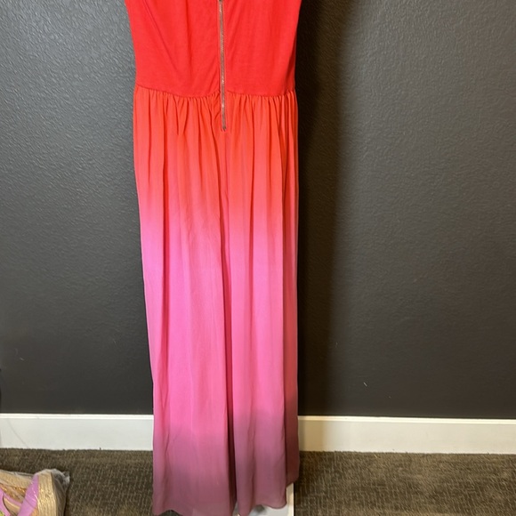 Alice + Olivia Ombré Maxi Dress - size Small - Red to Pink Ombré , dreamy! - Picture 4 of 7